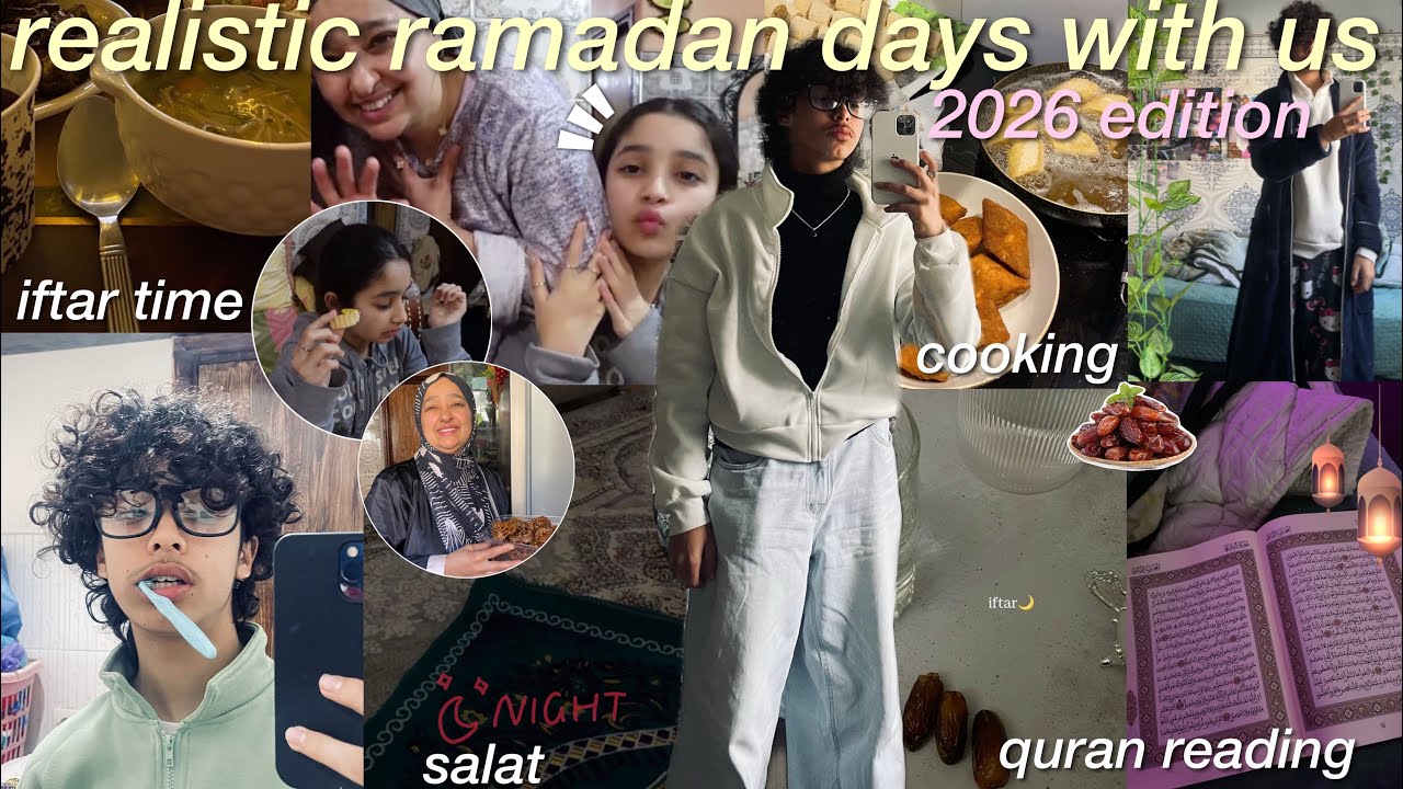 realistic Ramadan days with us🏙️🍱🌙|اجيو دوزوا معنا ايام حقيقية في رمضان كعائلة مغربية🥹🎊💗