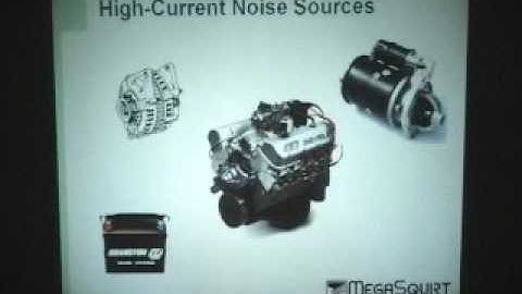 Megasquirt Noise Explanation Video