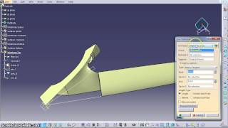 Crankset part 4 Top part 1 - Generative Shape Design - CATIA V5