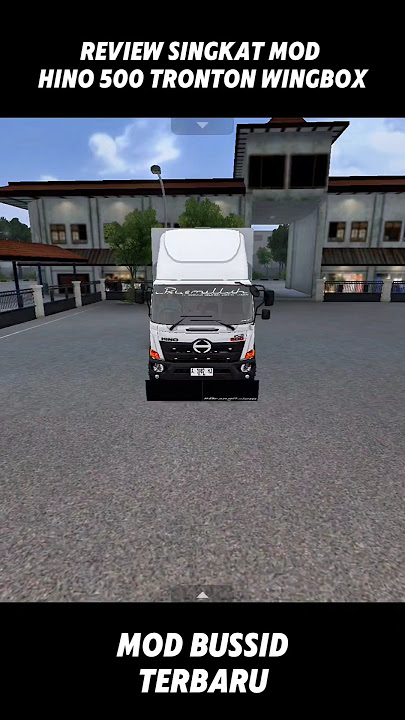 Review Singkat Mod Hino 500 Tronton Wingbox Standar #bussid #shorts