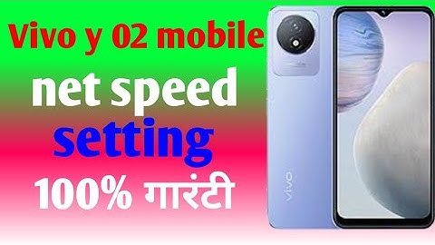 Vivo y02 net speed show/Vivo y02S me net speed kaise dekhe/network speed setting/vivo y02 mobile