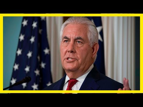 Rex Tillerson, Trump's Secretary of State, Reaffirms Support for President