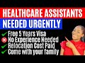 LABOUR SHORTAGE: UK Hiring Overseas Carers WITHOUT Experience
