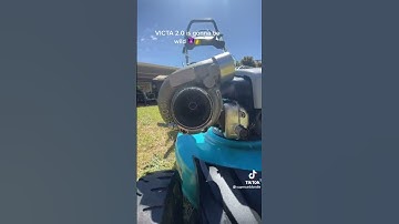 How cool is this turbo charged lawnmower #turbo