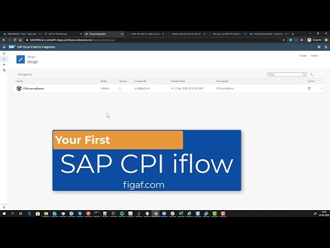 Create your First SAP CPI iFlow End to End demo