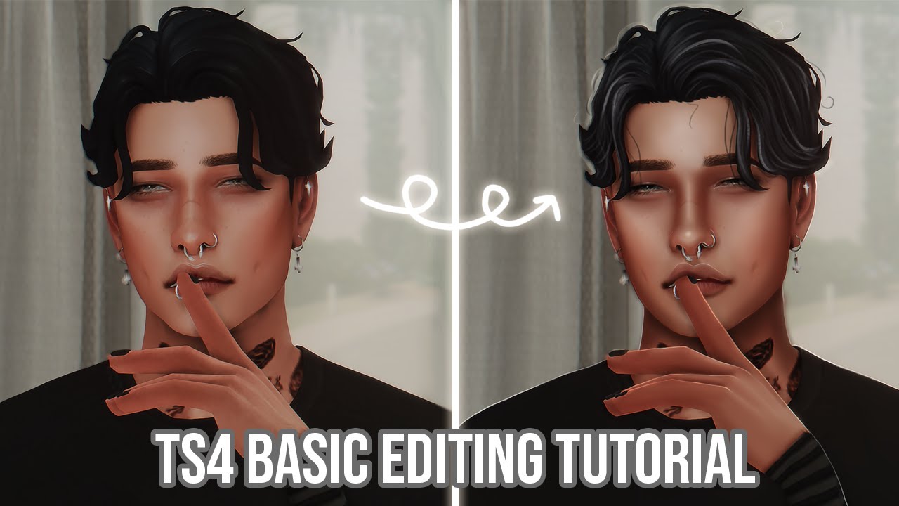 TS4 Basic Editing Tutorial in Procreate (Subtitled) - YouTube