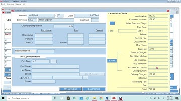 How to cancel a cash sale.