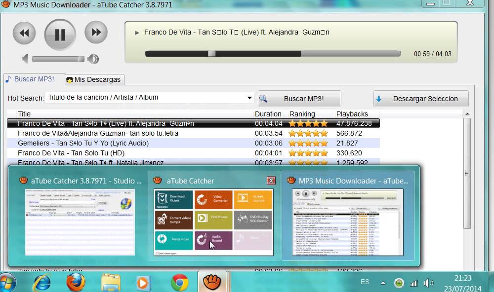 TUTORIAL PARA BAJAR VIDEO Y MUSICA CON ATUBE CATCHER - YouTube