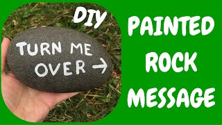 Stoner Spring Craft Painted Rock DIY