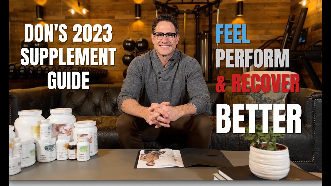 Don Saladino's 2023 Supplement Guide YouTube