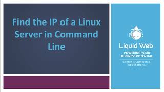 Find the IP of a Linux Server in Command Line Update