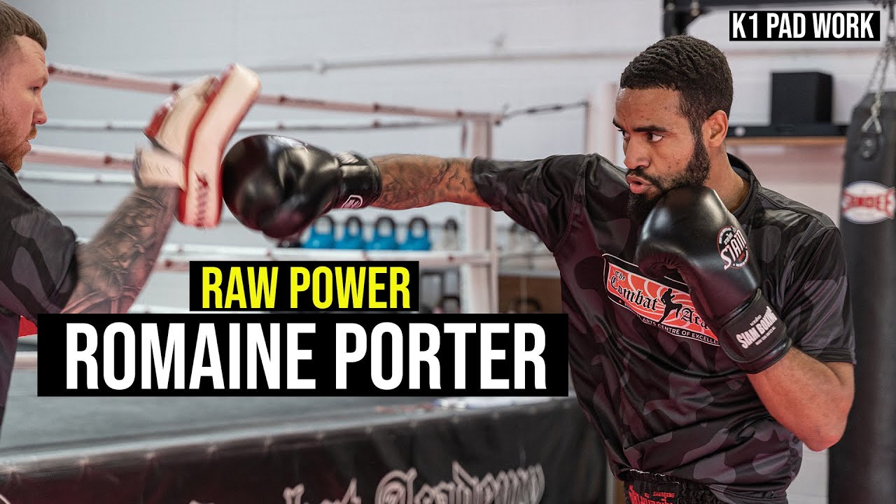 RAW POWER: Romaine Porter K1 Pad Work | Siam Boxing