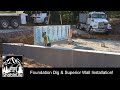 Foundation Dig & Superior Wall Installation | Our Off-Grid Homestead Build Ep2 | The ShabinLife