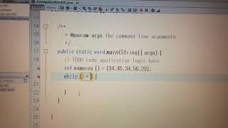 Java netbeans vector nueve con ciclo while #28