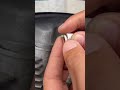 The process of installing a cable on a spark plug is done properly and correctly.#trending
