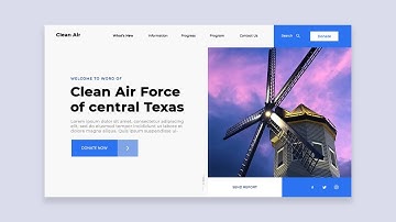 How to Make Modern Website Design in Adobe Photoshop - UI UX Design - Fazil Studio