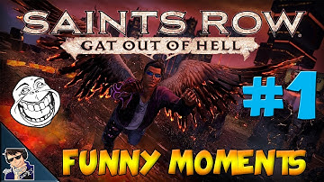 Saints Row Gat Out Of Hell Funny Montage (Moments/Compilation) #1 - [60 FPS]
