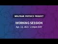 Wolfram Physics Project: Future Questions for our Physics Project Tuesday, Apr. 13, 2021