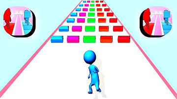 Bridge Race-All levels Gameplay | 48 Levels | Awesome Play BR486N