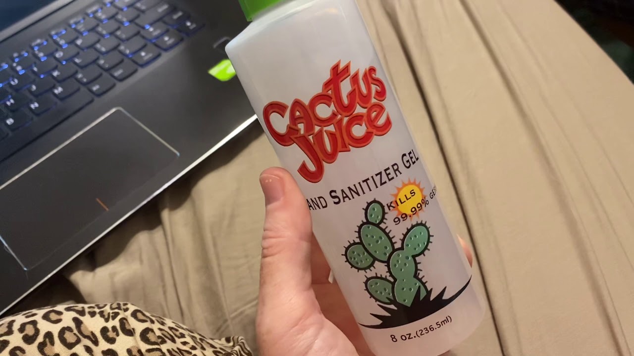 Cactus Juice Hand Sanitizer Review YouTube
