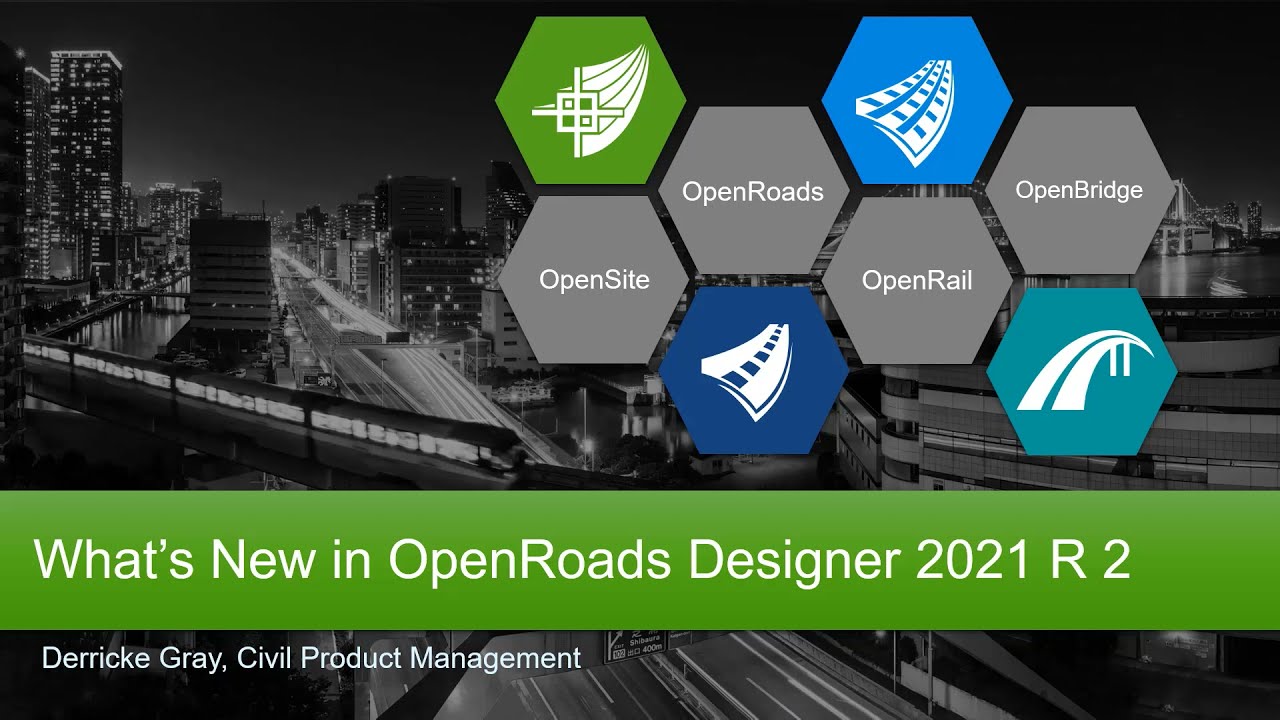 OpenRoads Designer 2021 Release 2 Introduction - YouTube