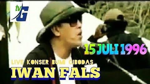 IWAN FALS 15 Juli 1996 Live GTV Cibodas Konser Bumi Jawa barat #iwanfals #falsmania #oi