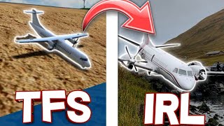 RE CREATING REAL LIFE CRASHES COMPILATION!?! 😳 | Turboprop Flight Simulator