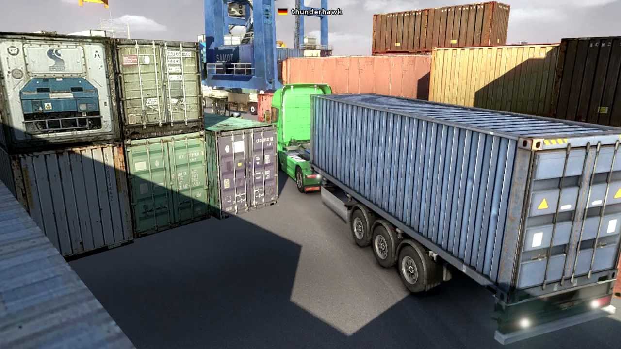 Scania Truck Driving Simulator Container Trouble YouTube
