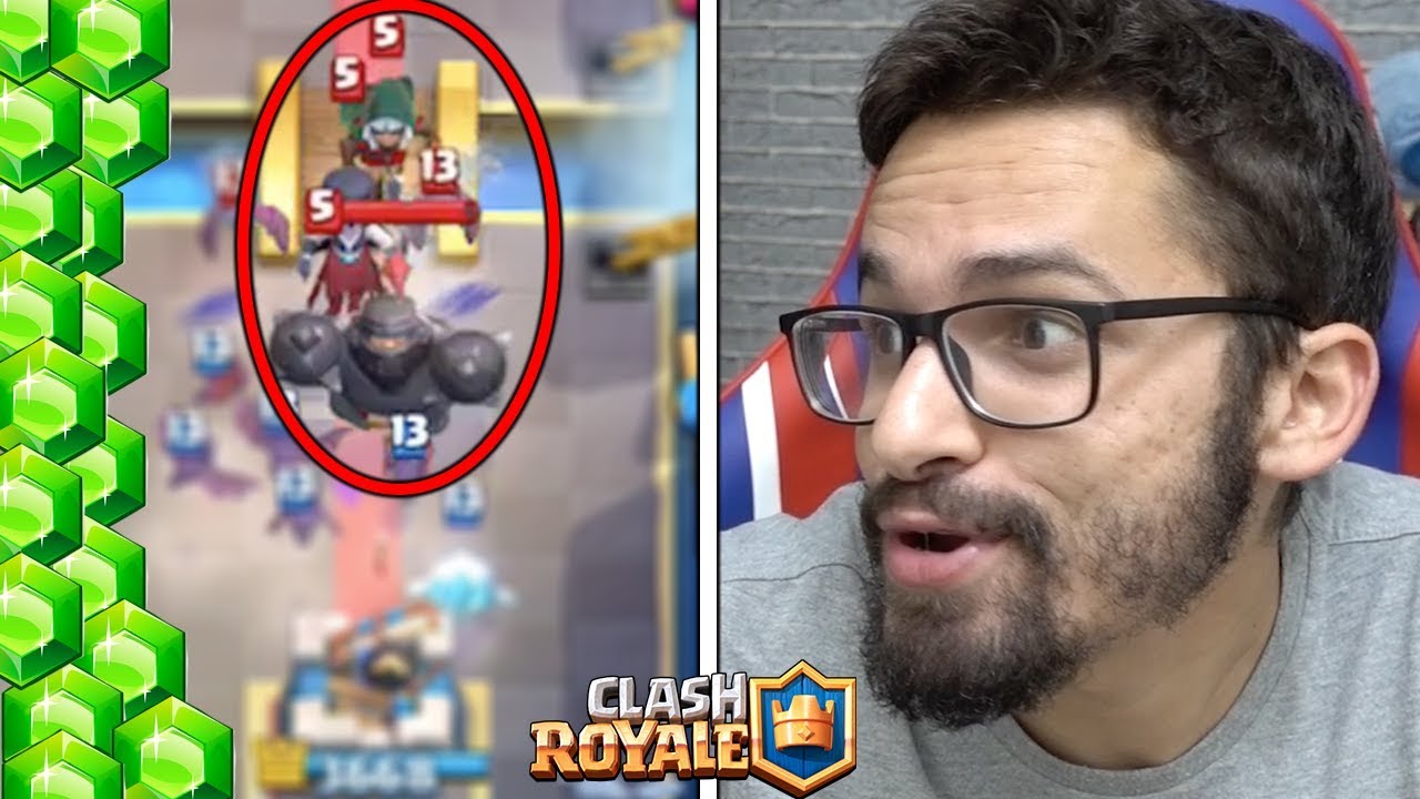 O JOGADOR MAIS GEMADO DO CLASH ROYALE jogos friv