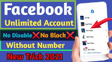 Create Unlimited Facebook Account Without Disable 2021 || Unlimited Facebook Account Without Number