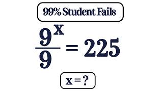 Can You Solve This Exponential Equation | x =  | Math Olympiad