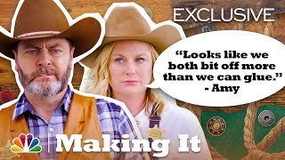 Amy Poehler and Nick Offerman: A Crafting Pun Off: Western Edition - Making It