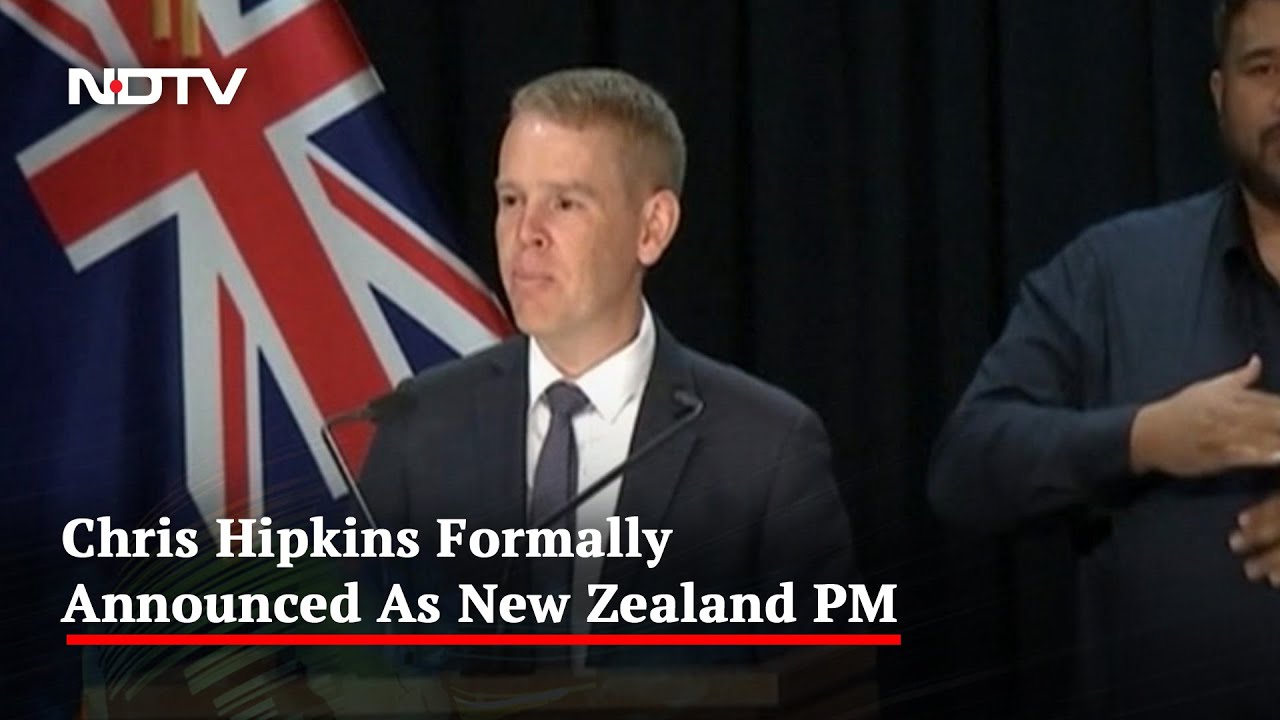 Chris Hipkins Replaces Jacinda Ardern As New Zealand PM - YouTube
