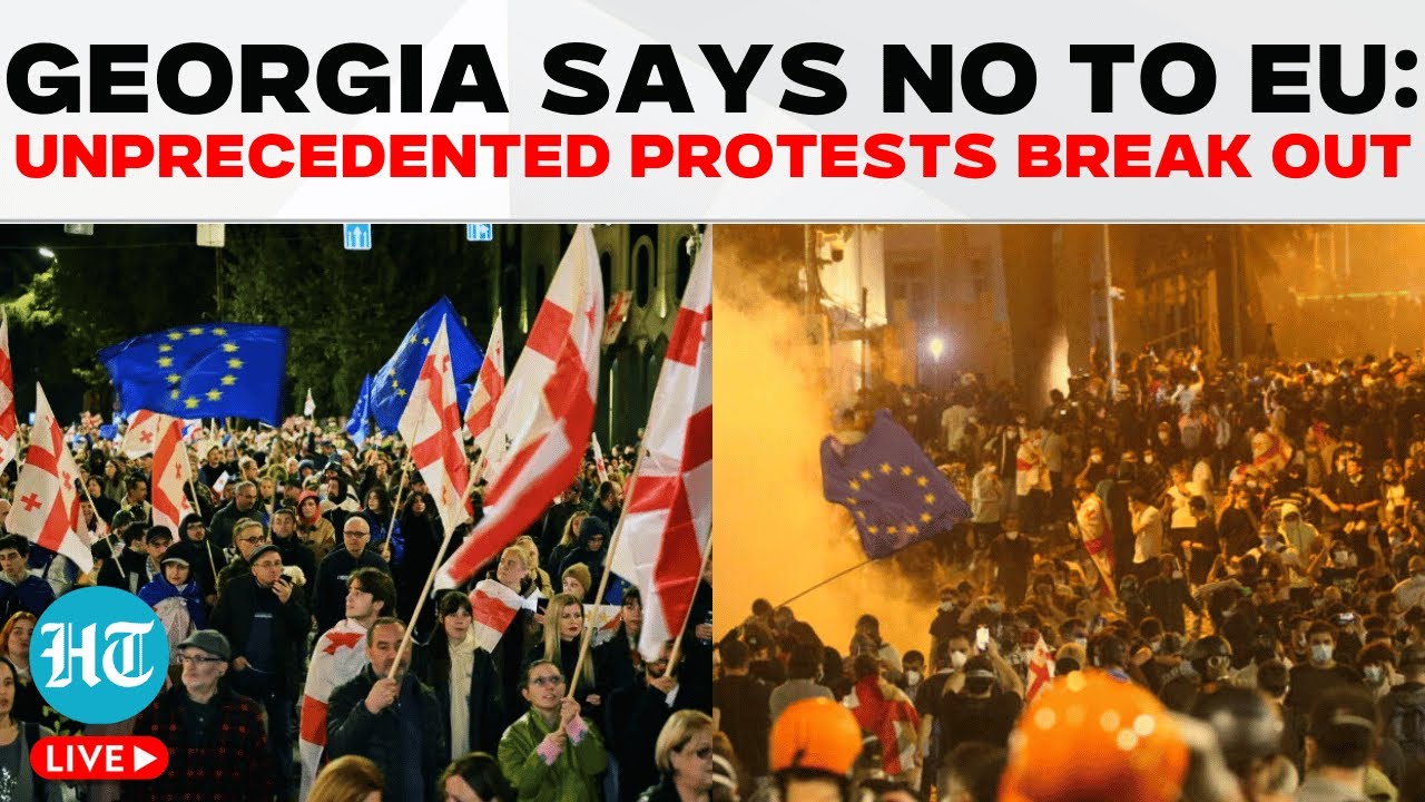 Georgia Protests: Tbilisi Responds to Russian Drone Strikes in Ukraine - Day 1010 - News Directory 3
