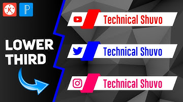 How to make Lower Third for your YouTube videos in kineMaster and PixelLab