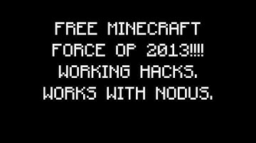 [WORKING] Minecraft 1.5.1/1.5.2 Force OP Admin Hacks [2013] (HD)