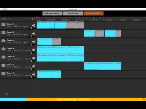 Red Giant PluralEyes 4 syncing a big sync