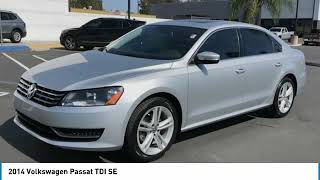 2014 Volkswagen Passat 2014 Volkswagen Passat TDI SE FOR SALE in Corona, CA VP3877