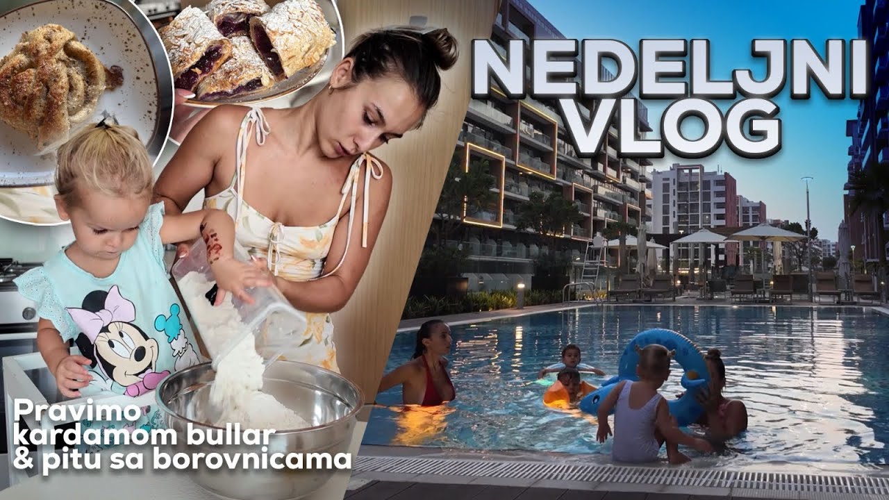 Nedeljni vlog: kupovina, dečiji rođendan + pravimo kardamom bullar & pitu sa borovnicama 🍰🎉🛍️