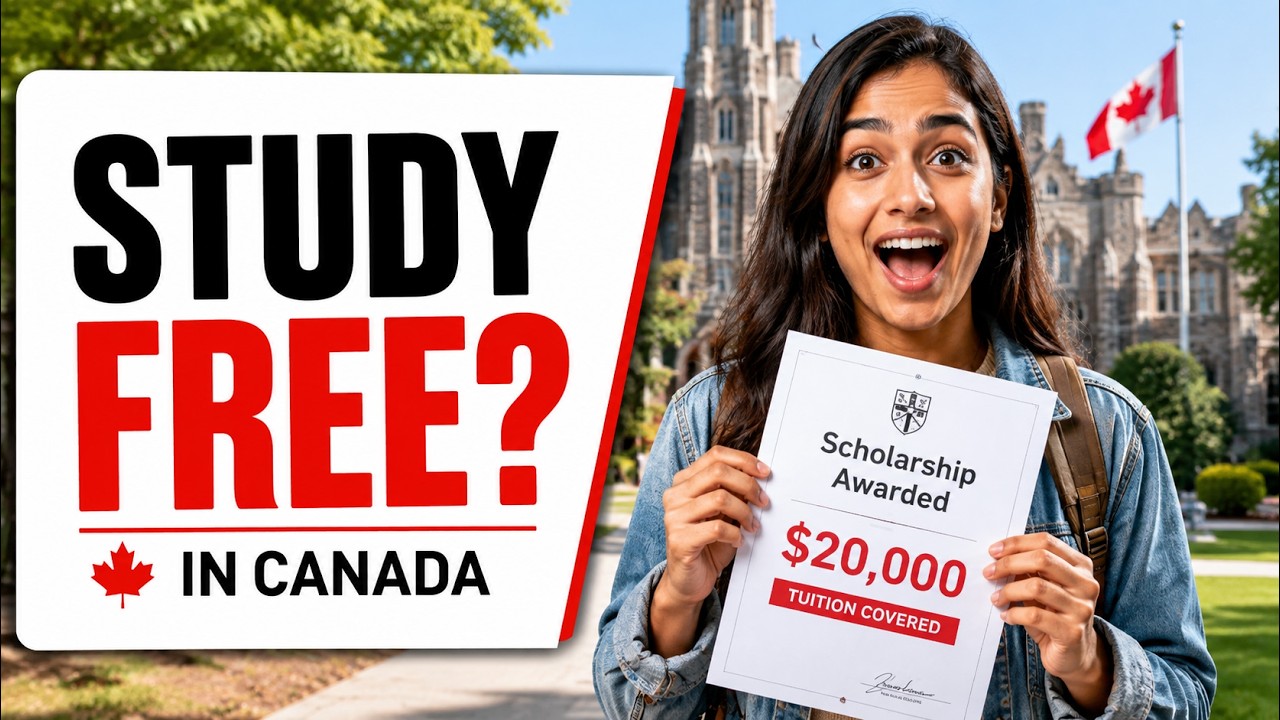 How to Get a Scholarship to Study in Canada in 2023 - YouTube