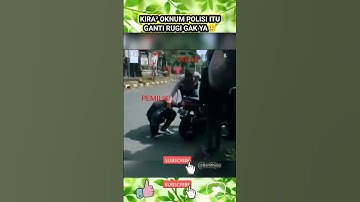 OKNUM POLISI KENA APES🥲 #polri#polisi#shorts#tni#short#barethijau123