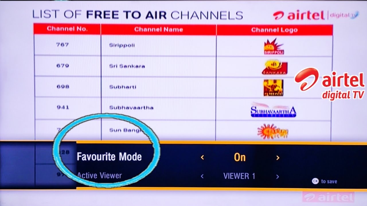 Airtel Digital Tv Me Favourite Channel List Kaise Banaye How To Add Favourite Channels Youtube Airtel Digital Tv Me Favourite Channel List Kaise Banaye How To Add Favourite Channels Youtube