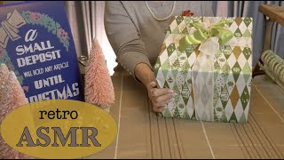 1960s Department Store Gift Wrapping 🎁 Retro Christmas ASMR 🎄 Vintage Paper (Soft Spoken Roleplay) screenshot 5