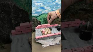 Tiny house. Mini bricks #miniature #microbuild #diy #miniatureconstruction #satisfying #asmrbuild