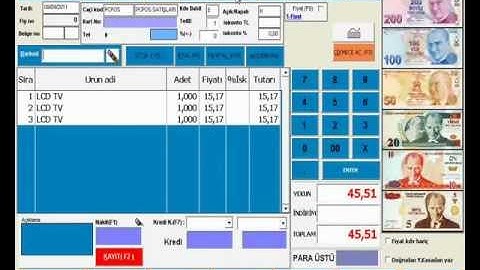 ZirvePOS Barkodlu Satış Programı