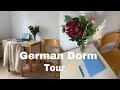 German dormitory tour/213€ for living in a dorm in Jena, Germany.