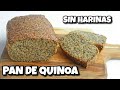 PAN DE QUINOA SIN GLUTEN & VEGANO (4 ingredientes) Apto para candidiasis