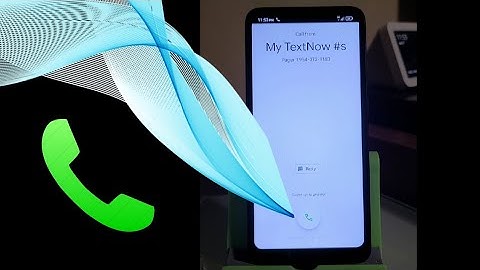 TCL 30 Z incoming call