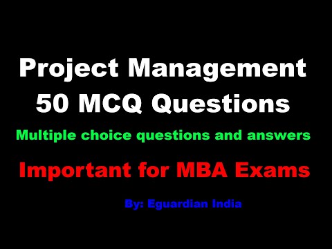 Project Management MCQ