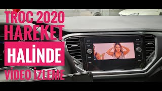 VW TROC | Haraket Halinde Video Oynatma Aktif Edilmiştir | video in motion | Troc Gizli Özellik Açma